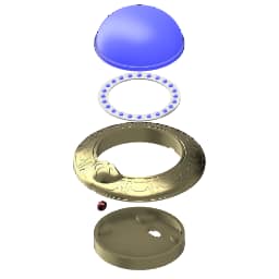 Exploded view of the FFX Jecht Sphere.