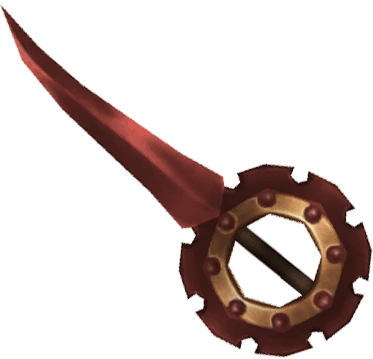 A single in game dagger of Rikku's from FFX-2