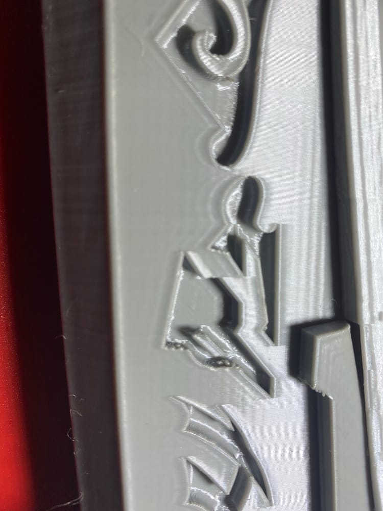 Close up of markings on Yones Azakana Blade