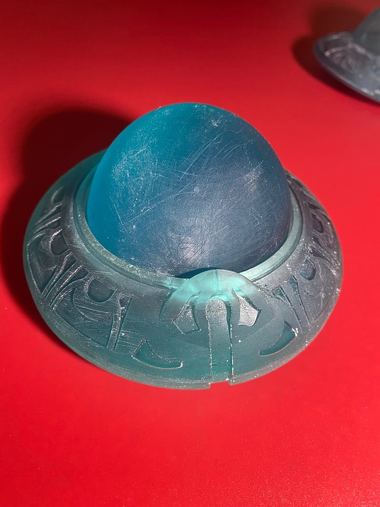 Rough model printed and assembled of the Jecht Sphere