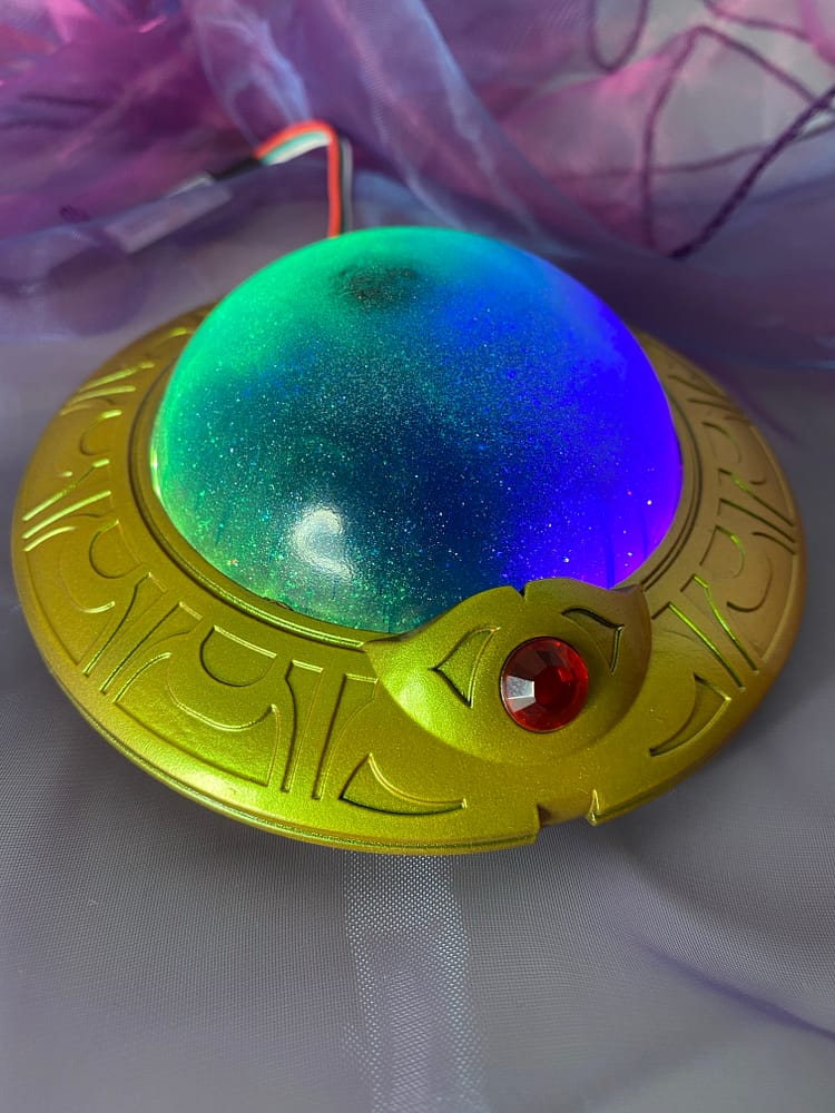 Completed Jecht Sphere with multi coloured dome.