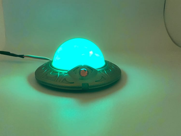 Green lit FFX Memory Sphere or Jecht sphere